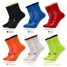 Cycle Socks Moisture-wicking Bike Socks Men Women Sports Running Gym Traini NTOE