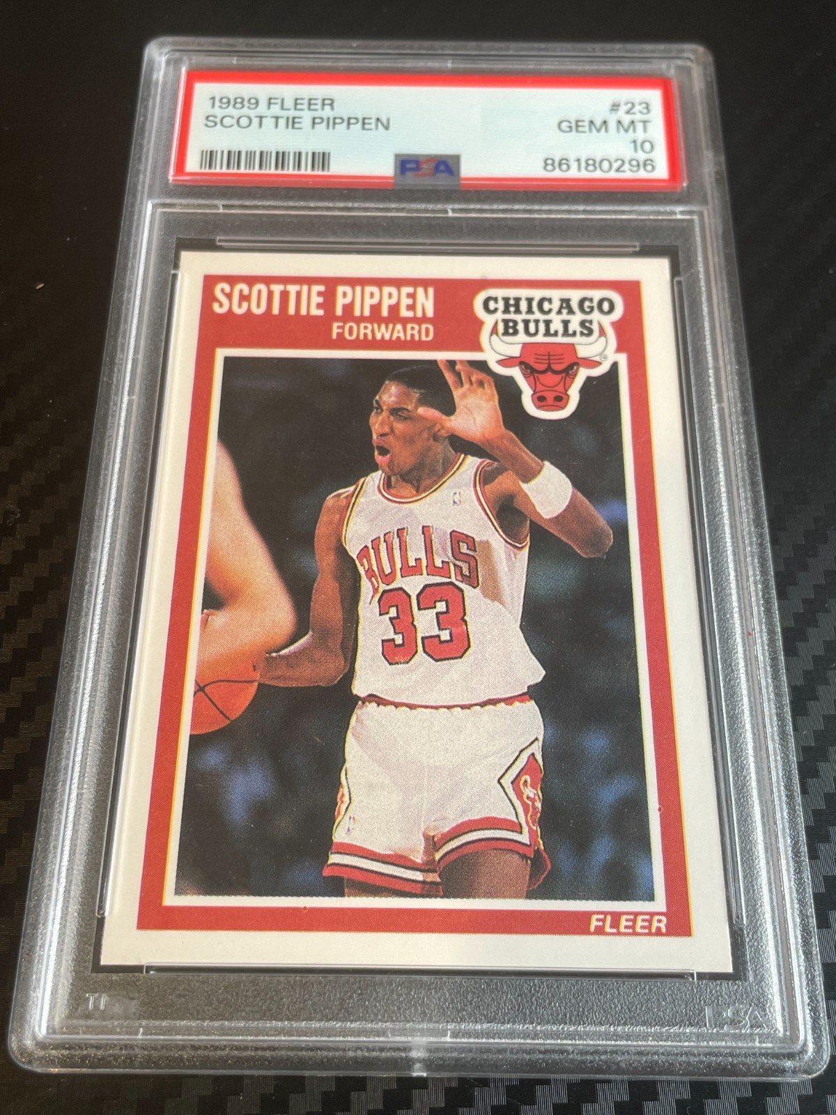 1989 Fleer Scottie Pippen #23 PSA 10 Bulls