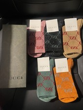 Multicolor Gucci Women Socks One box 5 Pairs