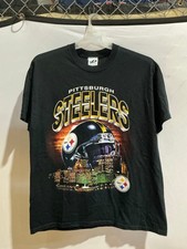 NFL Pittsburgh Steelers classic style unisex black t-shirt QT4526