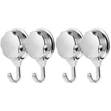 2 Count Shower Accessories for Bathroom Strong Traceless Sucker Hooks Wall