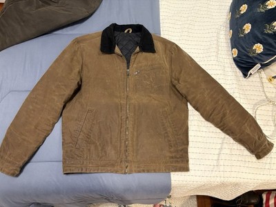 Flint And Tinder Waxed Mill Jacket Havana Size Medium