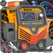 Schweißgerät Inverter 300A IGBT MMA TIG Digital LCD + Kabelset MAJSTER MP0123