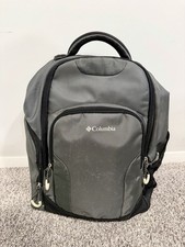Columbia Diaper Bag - Summit Rush - Thermal Backpack - Grey/Black w/Mat