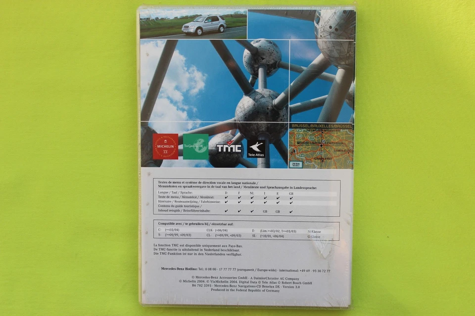NEU CD NAVIGATION BENELUX MERCEDES BENZ COMAND APS DX 2004 C CL CLK E G M S SL - Bild 2 von 2