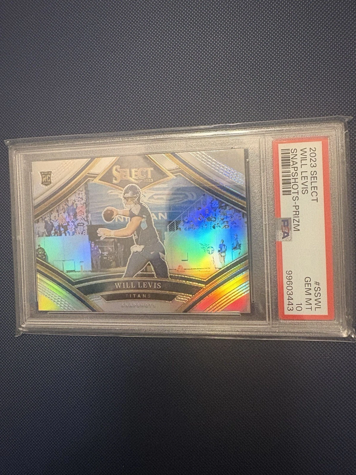 Will Levis Panini Select Snapshots #SSWL Prizm