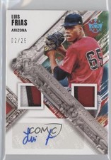 2022 Diamond Kings DK Material Signatures Holo Blue 2/25 Luis Frias Auto 0nr3