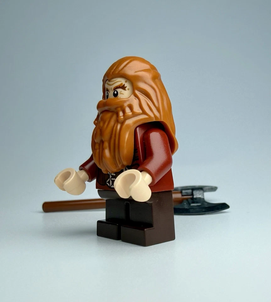 LEGO® Gloin the Dwarf Minifigure w/ Battle Axe 79004 Hobbit Mini Figure NEW - Image 3 of 4