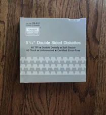 Radio Shack Tandy 26-412 Floppy Disks New Old Stock 5.25 Box 10 SEALED  9 more