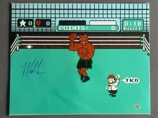 Mike Tyson podpisany "Punch-Out!!" 16x20 Zdjęcie Fiterman Sports Oryginalne