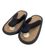 OJOJO          NAITO sandals Black x Beige