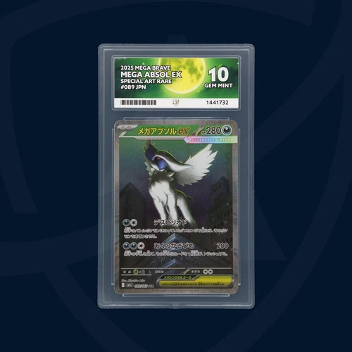 PERFECT SUBGRADES - Mega Absol ex - 089/063 - 2025 Mega Brave - ACE GEM MINT 10