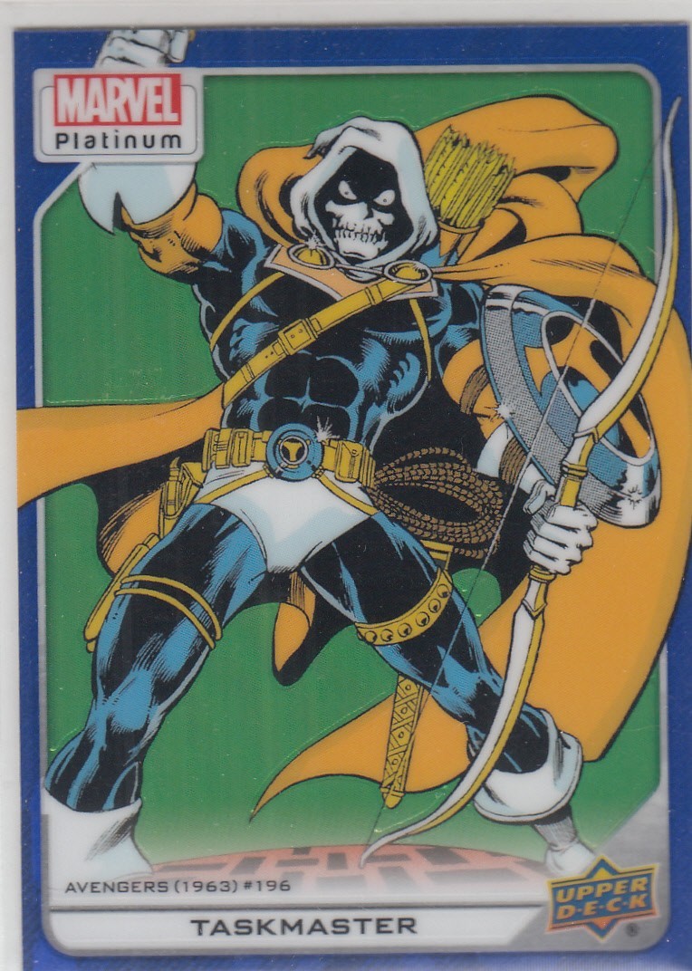 2023 Upper Deck Marvel Platinum Parallel Blue Rainbow TASKMASTER #125