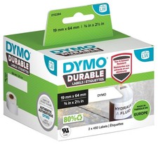 Durable Barcode Labels 19 x 64mm Black on White, 2x 450 - 1933085