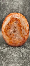 Carnelian agate free-form! 14.5 ounces, 3.2 inches tall, 2.7" wide