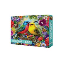 Spring Birds Serenade 500-Piece Jigsaw Puzzle