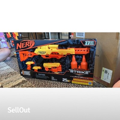 Nerf Alpha Strike Battalion Set 33-Piece Blaster Pack Ages 8+