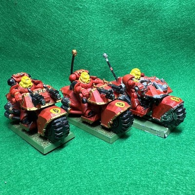 Warhammer 40K Kunststoff Space Marines Fahrrad x3 Fahrräder Games Workshop Ersatz Reparatur  