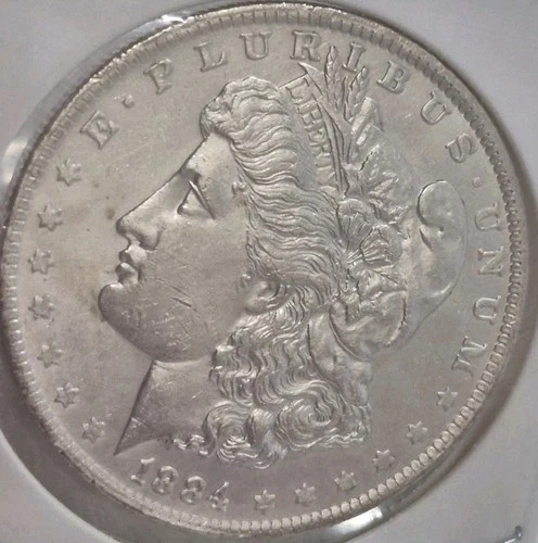 1884-O AU/UNC Beautiful Morgan Silver Dollar NO~RESERVE High~Bid~Wins #1723