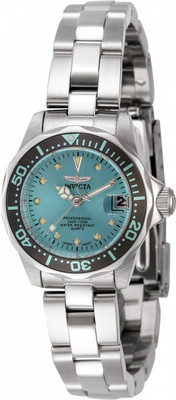 Invicta Pro Diver Quartz Blue Dial Ladies Watch 45786