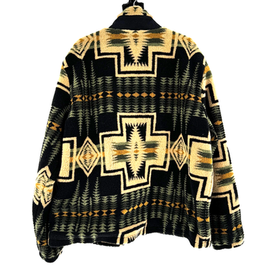Pendleton Men's Tahuya Berber Canvas Fleece Jacket Large Western