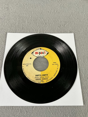 #ad #ad Northern Soul 45 HAROLD BURRAGE Baby I’m Alright Fifty Fifty VG $24.99