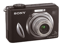 Sony Cyber-shot DSC-W7 7.2MP Digital Camera - Black for sale
