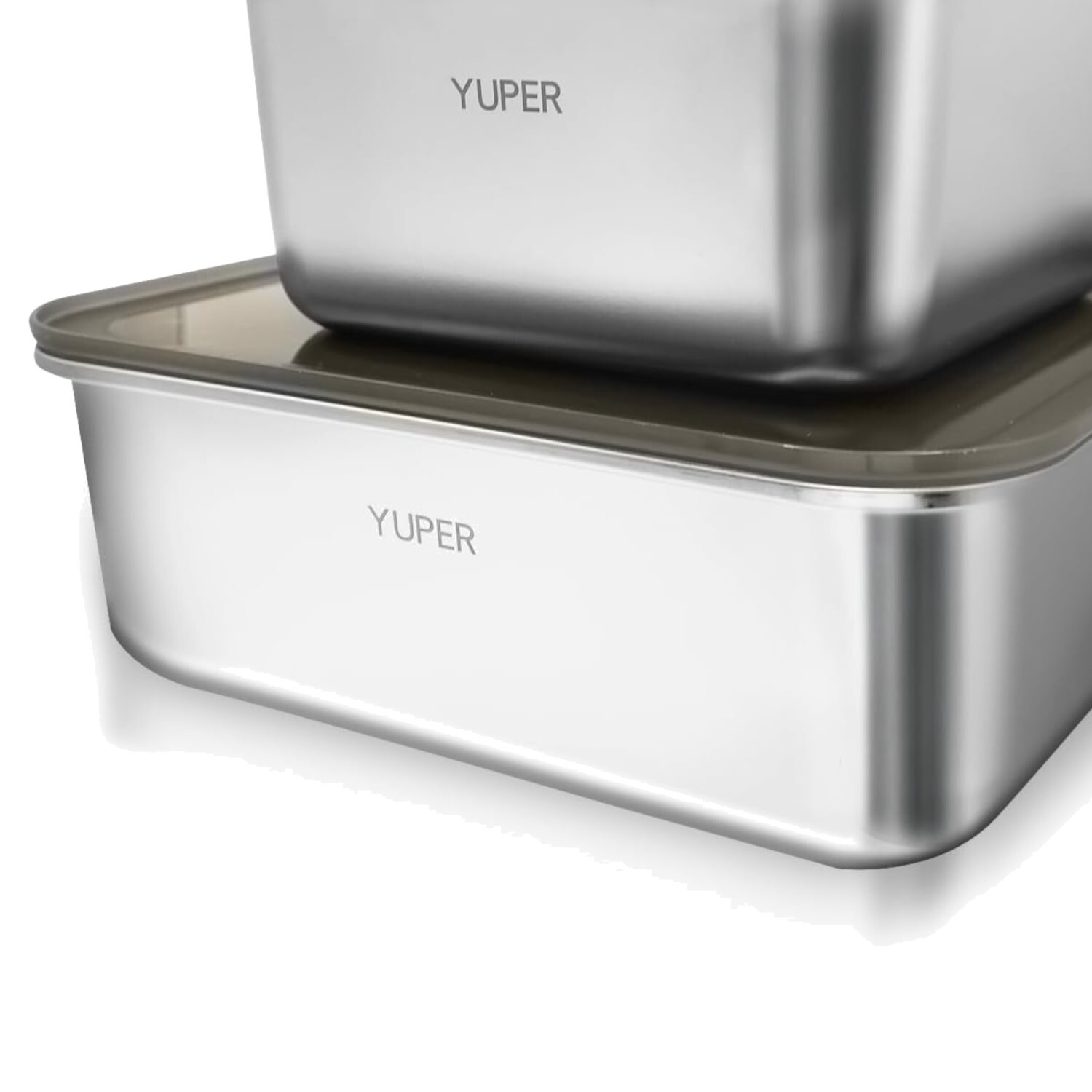 Leak-Proof Stainless Steel Meal Prep Containers 2-Pack for Fresh Food Storage