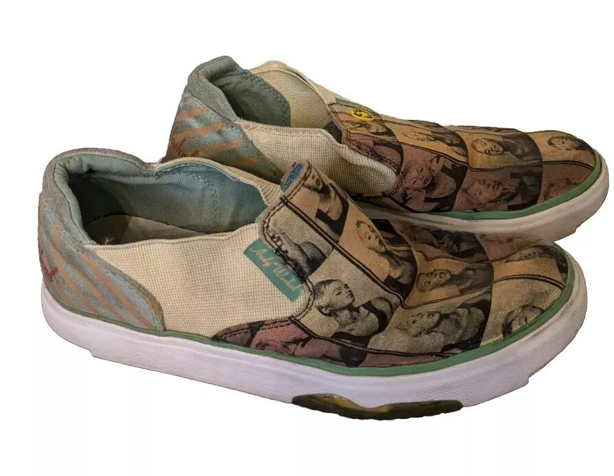 Zapatos elásticos Andy Warhol Royal talla 5 para mujer sin cordones Z4