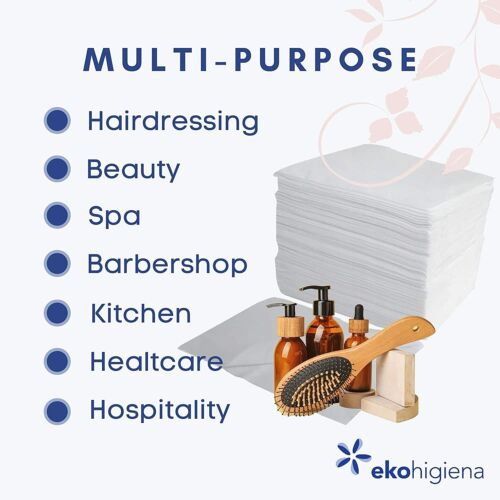 DHB Disposable Hairdressing Towels 100pcs 70x50cm SOFT Perforated / Barber /SPA - Picture 4 of 8