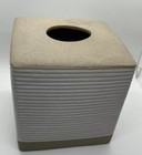 Stoneware Tissue Cover Avanti Linens Drift 14403E Linen Heavy Speckled 3lbs 1oz