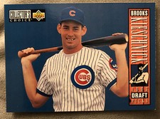 1993 Upper Deck Brooks Kieschnick Baseball Card #28 Cubs Rookie RC High-Grade. rookie card picture