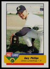 1994 Fleer ProCards Gary Phillips Clinton LumberKings