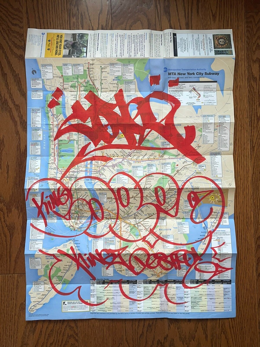 Cope 2 Cope2 Graffiti Legend KD 2007 Original Art on NYC MTA