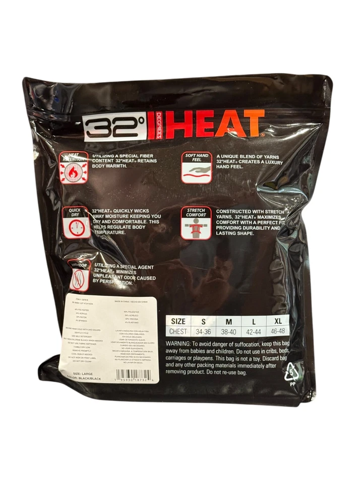 Camiseta masculina manga longa 32 graus gola redonda térmica pacote com 2 camadas básicas - Imagem 3 de 4