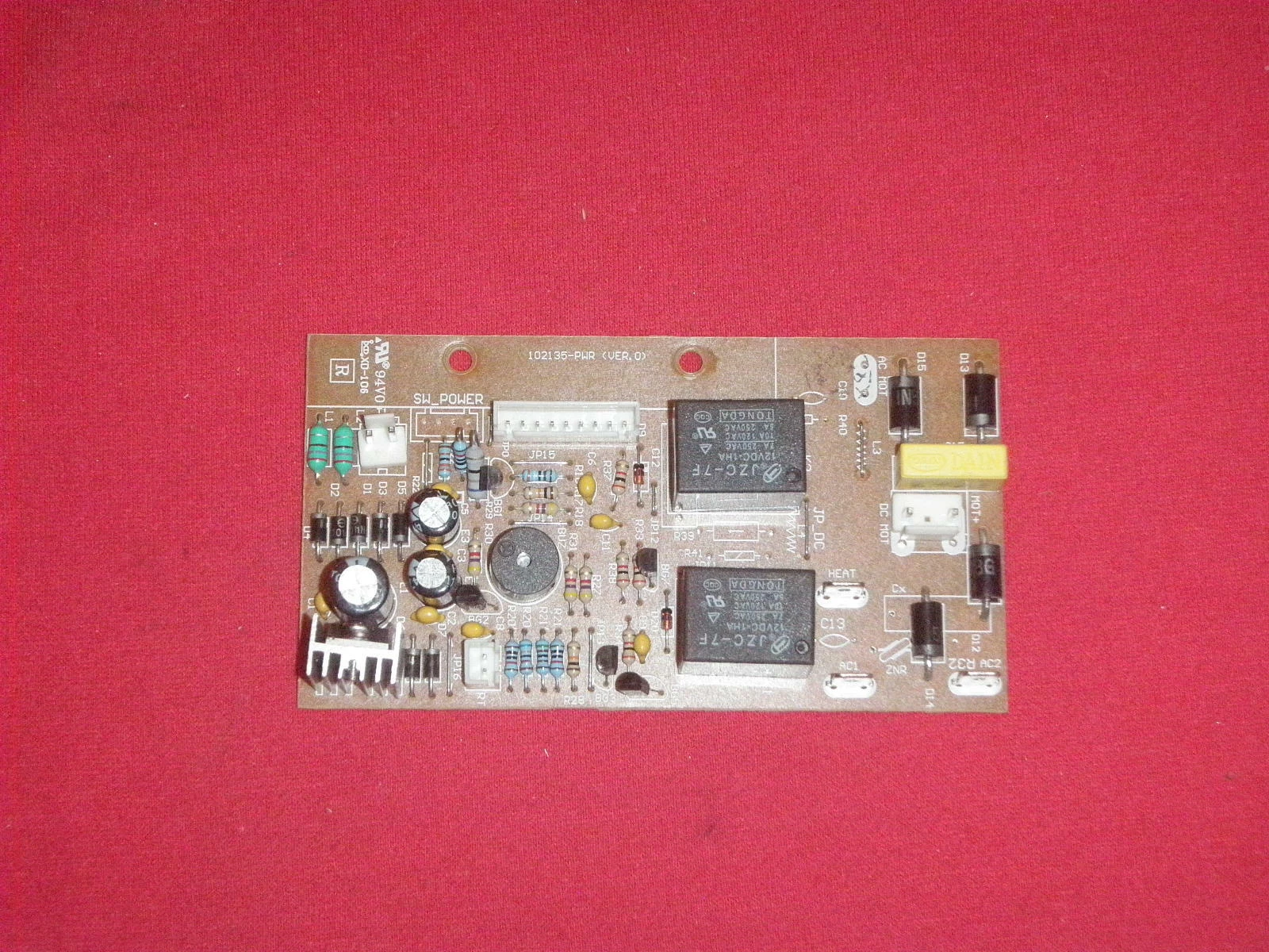 Oster Bread Maker Power Control Board for Model CKSTBRTW20 Round Collar