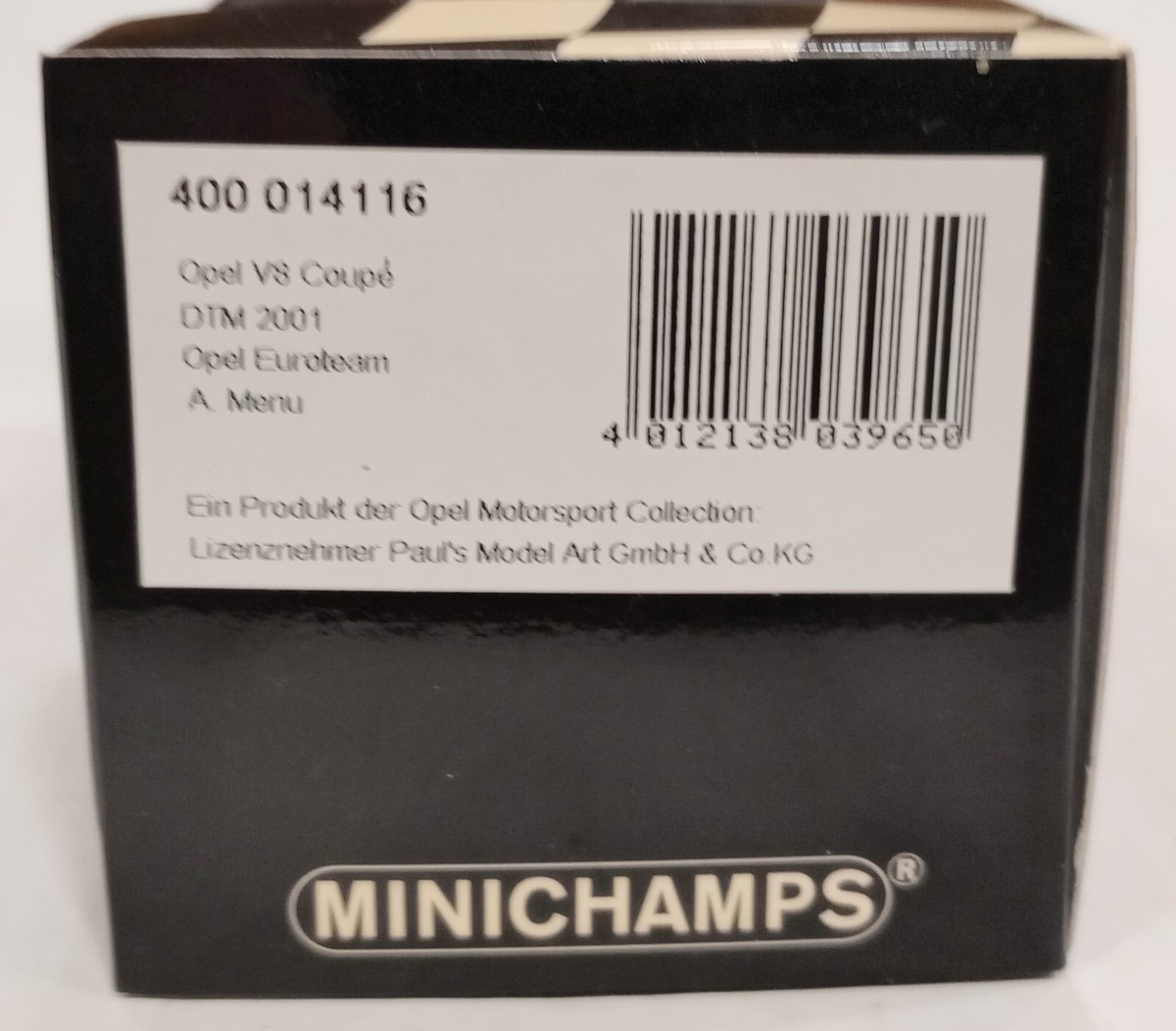 【MINICHAMPS】OPEL V8DTM 2001 #M2 s-l400.jpg
