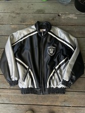 Vintage 90s Raiders Learher Jacket