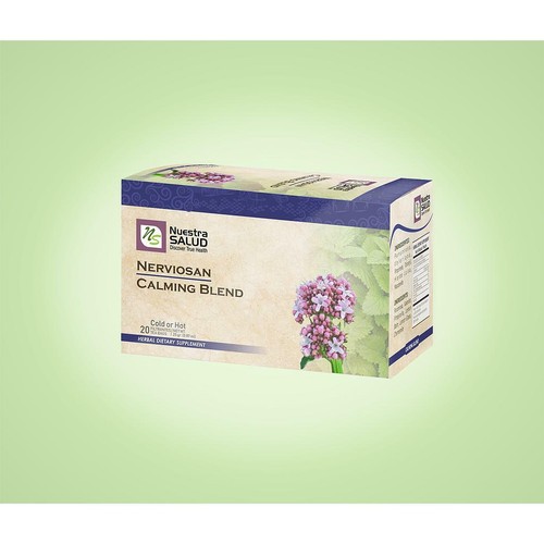 Calming Tea Blend Nerviosan Herbal Tea Value Pack (60 tea bags) Lemon Balm - Picture 8 of 9