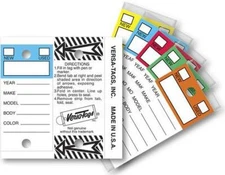 Automotive Genuine Versa-Tag Versa Tag Key Tags COLOR TOP + FREE Key Rings