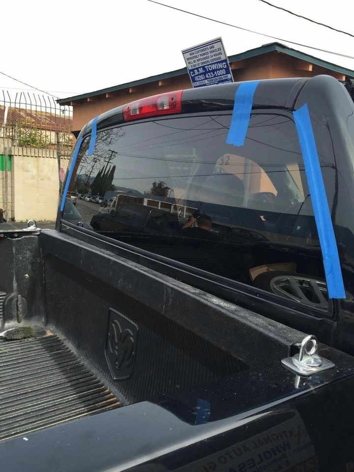 Fit 02-08 Dodge Ram 1500 03-09 2500 3500 4500 5500 Stationary Back Window Glass - Изображение 3 из 4