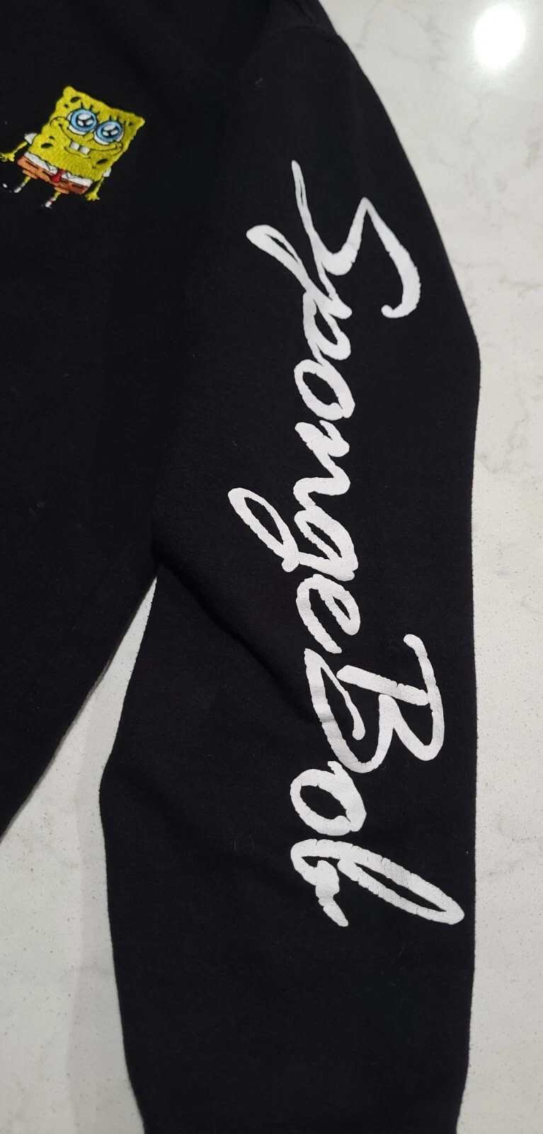 Nick 90s Spongebob Squarepants Embroidered Sweatshirt Size Small NWOT