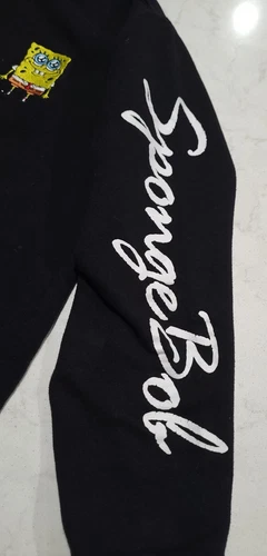 Nick 90s Spongebob Squarepants Embroidered Sweatshirt Size Small NWOT