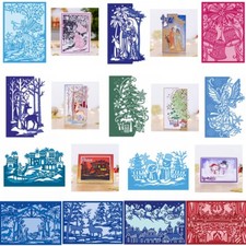 Christmas Album Frame Angel Metal Cutting Dies Scrapbooking Embossing DIY Crafts