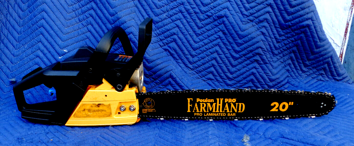 Poulan Pro Farmhand 295 Chainsaw 46 CC With Case & Guard Professionally
