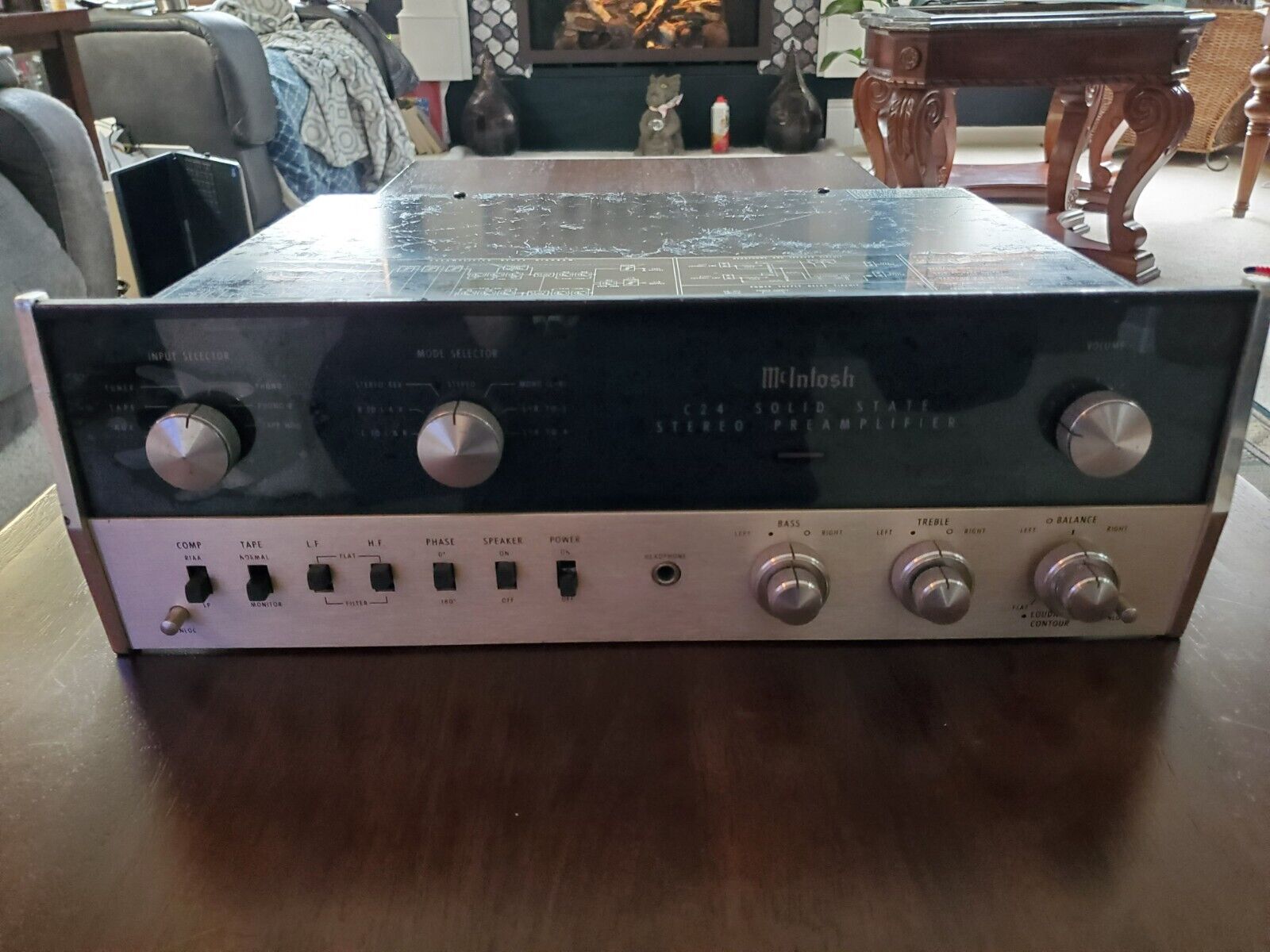 Vintage McIntosh C24 Stereo Preamplifier - For Parts Only