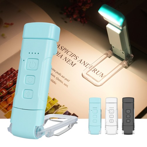 Reading Lights For Books In Bed Portable Clip-on LED USB Rechargeable Lamp E FD5 - Picture 6 of 12