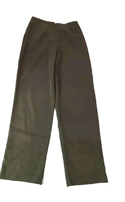 Olive Green Jaclyn Smith  Classic, Straight Leg,Loose Fit, Soft Feel, Small 