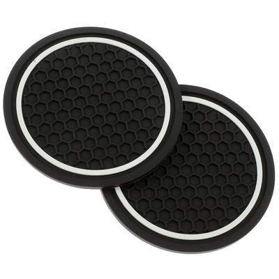  2PCS Car Coasters Car Cup Coasters Automotive Cup Halter Silikon -Untersetzer
