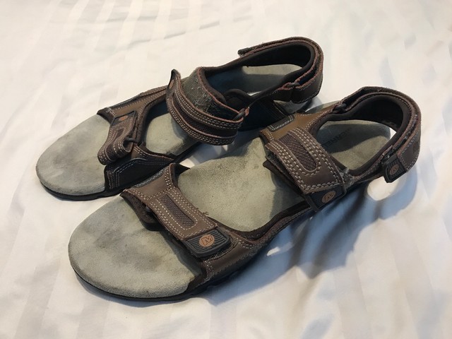 merrell brown leather sandals